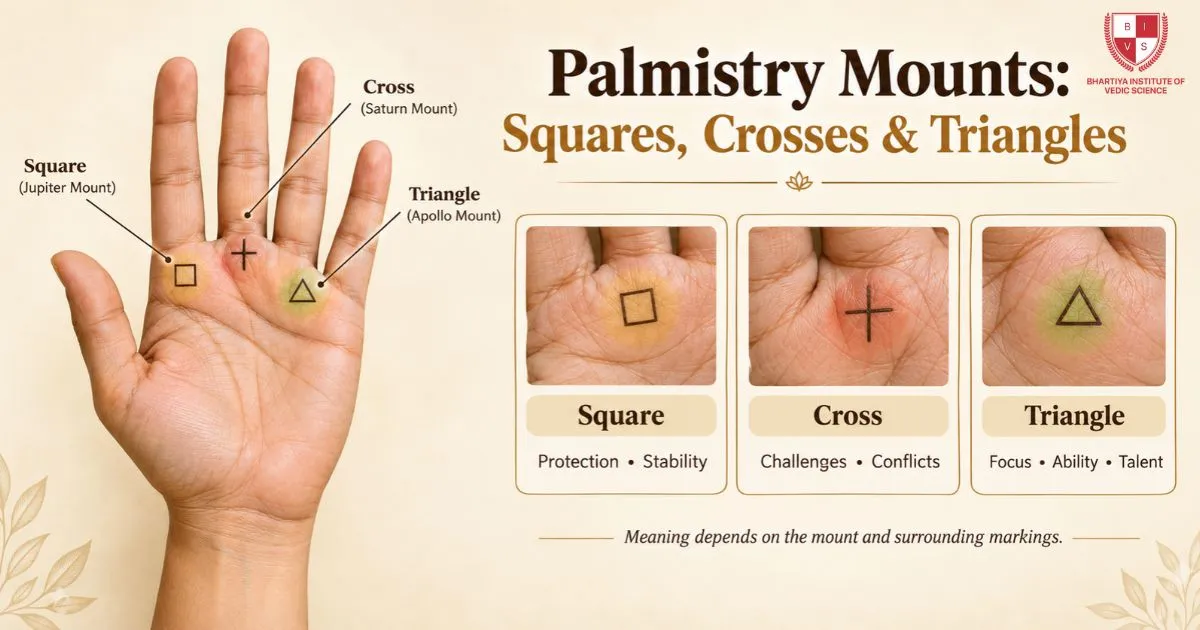 Marking on Palmistry Mounts